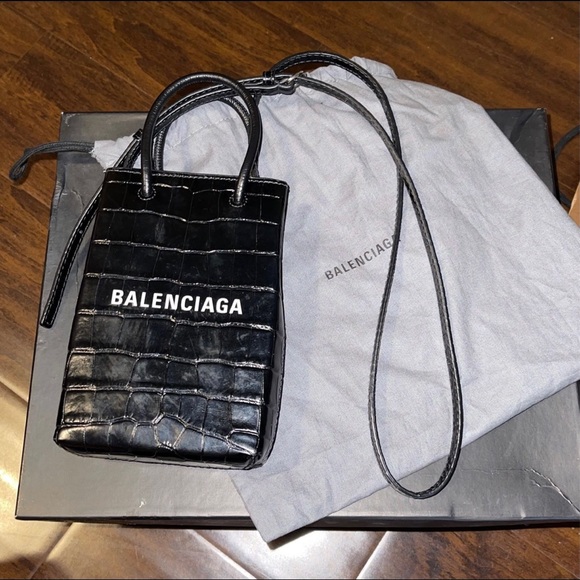 BALENCIAGA Mini Shopper Crossbody - Picture 1 of 5